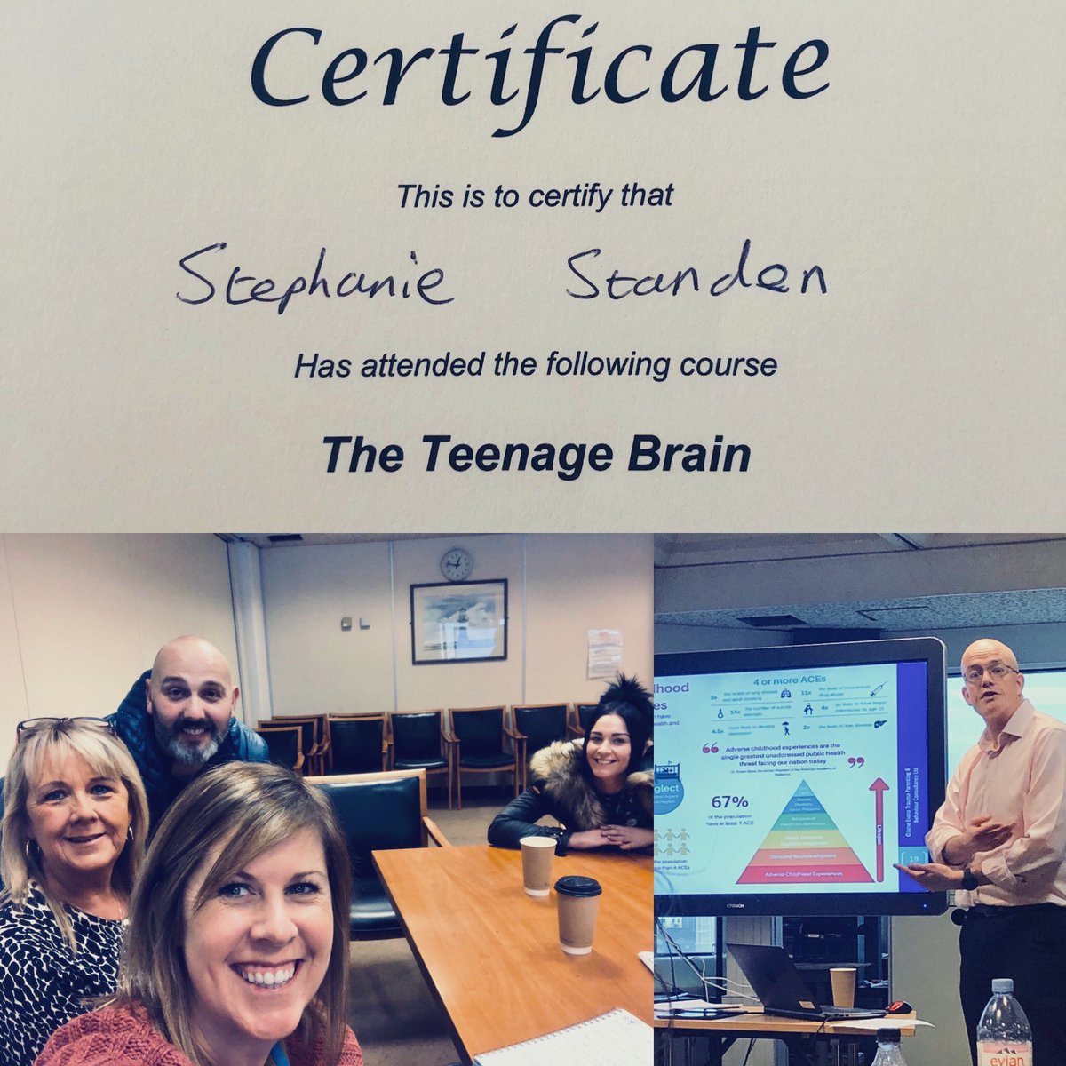 StandenSteph's tweet image. Great training session yesterday “The Teenage Brain” @SwanseaCouncil Met some lovely people working with &amp;amp; fostering young people. It’s so important to #LookBeyondtheBehaviour &amp;amp; understand the experiences #ACEs that have developed the brain 🧠 that drives that behaviour #empathy