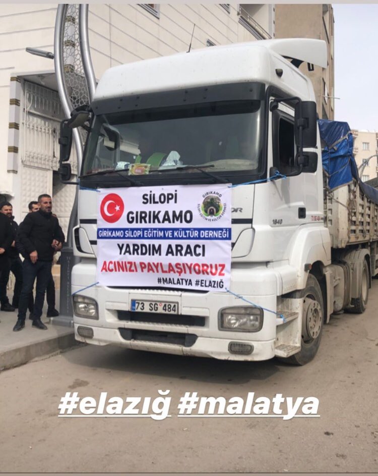 Aile derneğimiz <a href="/girikder/">Girikder</a> olarak #elazığ ve #malatya depremzedelerimizin yanındayız. Allah yardımcınız olsun🙏🏻