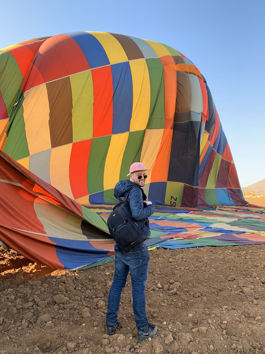 5FM's tweet photo. Each year, @Nick_Hamman & Mad Money Mike take to the road, all in the name of South Africaโs heritage!๐ #HTHT19 @HammanTime
1 of the awesome things that they did was hot air ballooning at @Harrops_Balloon ๐คฉIt gets a thumbs up from the Duo! Catch it up:
https://t.co/XCHjWqCmu1 https://t.co/tQvoOLHjit