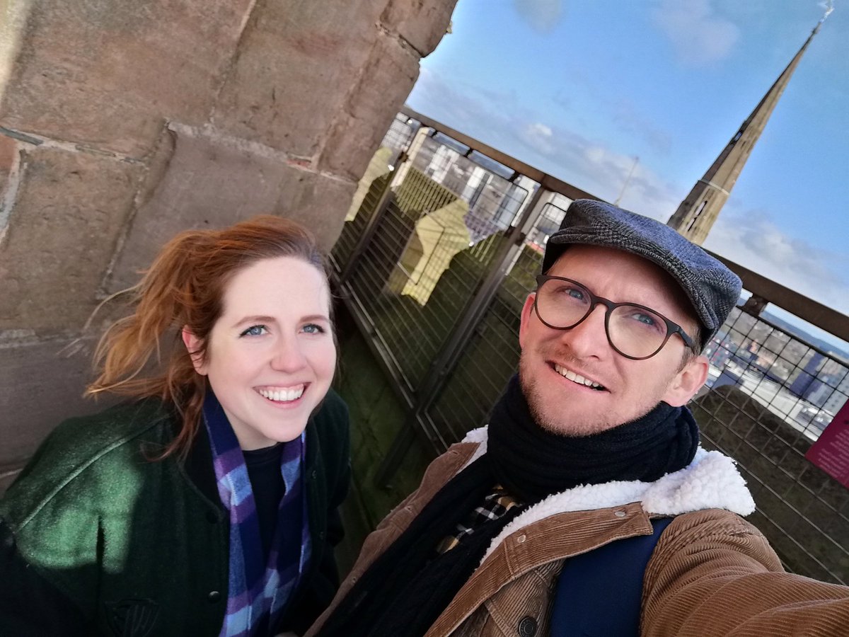 PosChoices_Cov's tweet photo. On location @coventry_cathedral doing a bit of filming for the YouTube page. Big shout out to Russell. #positivechoicescgl #filming #socialmedia #changegrowlive https://t.co/FZ1xOf68yF