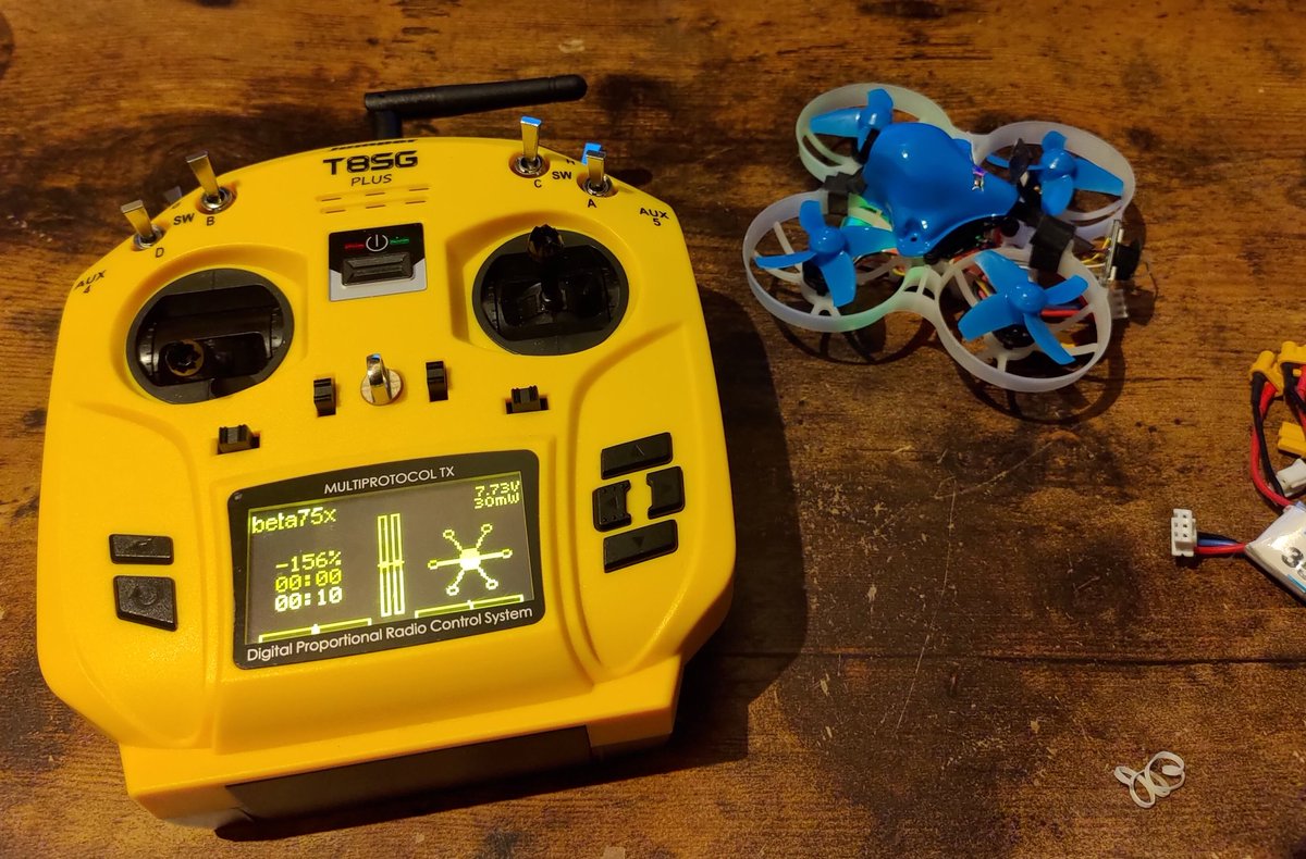 ki100goshikisen's tweet photo. beta75xくん、久しぶりに試行錯誤してバインド出来たのにちょっとイジろうとbetaflightひらいてバッテリー接続して、バッテリー外す前にdisconnectしたら二度とバインドしなくなってしまった😰

#beta75x
#betaflight https://t.co/HTiTn2mE1u