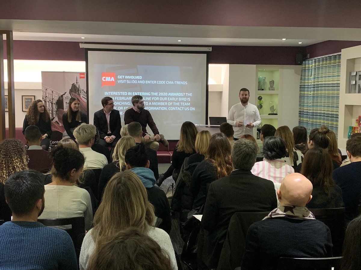 the_cma's tweet photo. A huge thank you to all of our amazing and insightful speakers from the first CMA #ContentBreakfast of the year discussing topics such as corporate content, brand purpose, culture, SEO, YouTube and monetising content! https://t.co/64mkLY06Dz