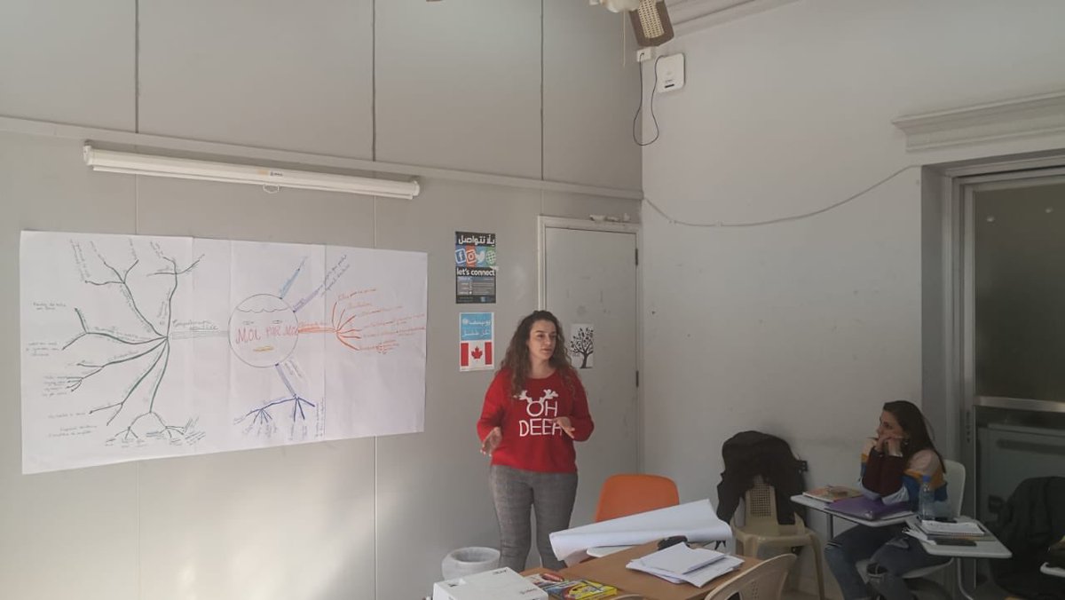 CRDP_Liban's tweet photo. #PITB #Dar_Zahle
"J'apprends pour apprendre, voici mes cartes mentales", formation des enseignantes du cycle 2 sur l'élaboration de cartes mentales en matière de lecture selon une approche socioconstructiviste.
#Education #CRDPliban https://t.co/rF6xo7UsNt