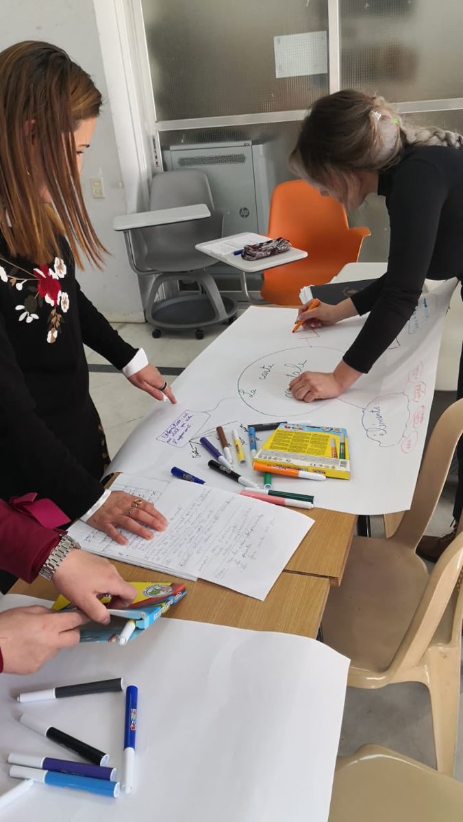 CRDP_Liban's tweet photo. #PITB #Dar_Zahle
"J'apprends pour apprendre, voici mes cartes mentales", formation des enseignantes du cycle 2 sur l'élaboration de cartes mentales en matière de lecture selon une approche socioconstructiviste.
#Education #CRDPliban https://t.co/rF6xo7UsNt