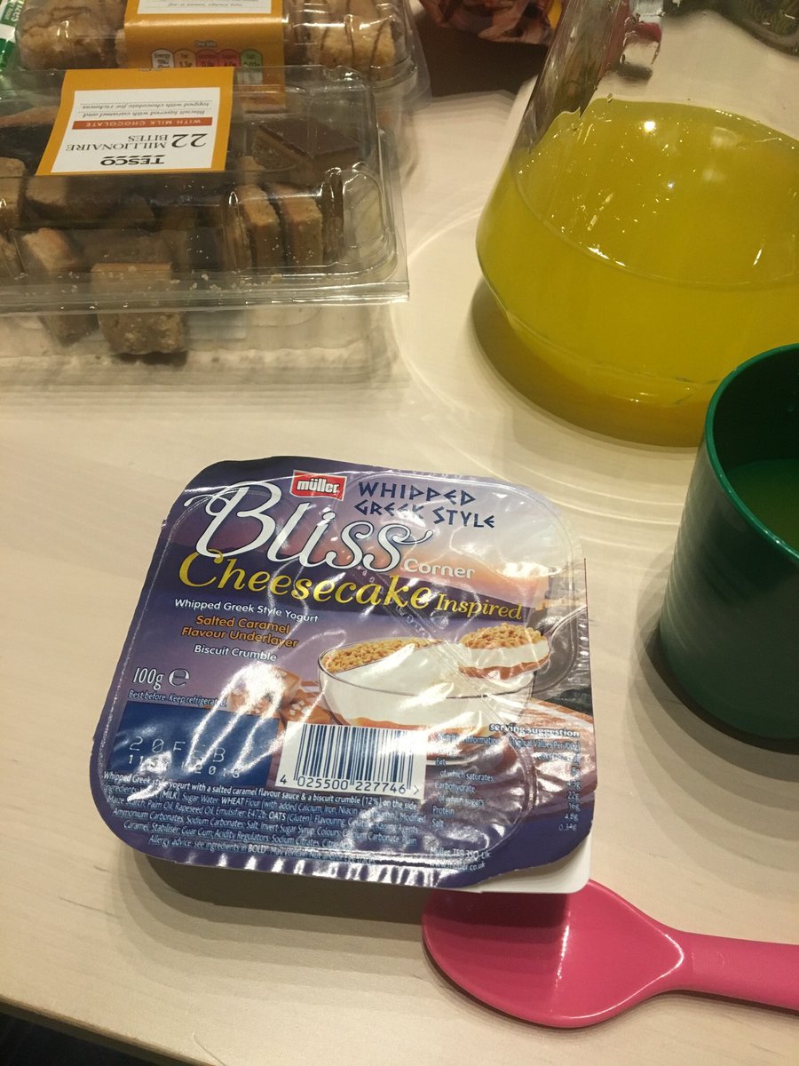 Part of Phosphoros Young Company routine has become an ongoing education of yoghurts (specifically müller corners). Last night <a href="/PavlosChris/">Pavlos Christodoulou</a> bought in these salted caramel cheesecake editions and let’s just say the mic has been dropped 😂❤️😍