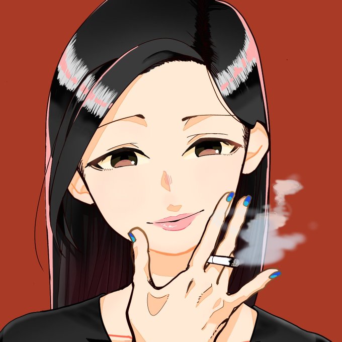 タバコ女子のtwitterイラスト検索結果 古い順