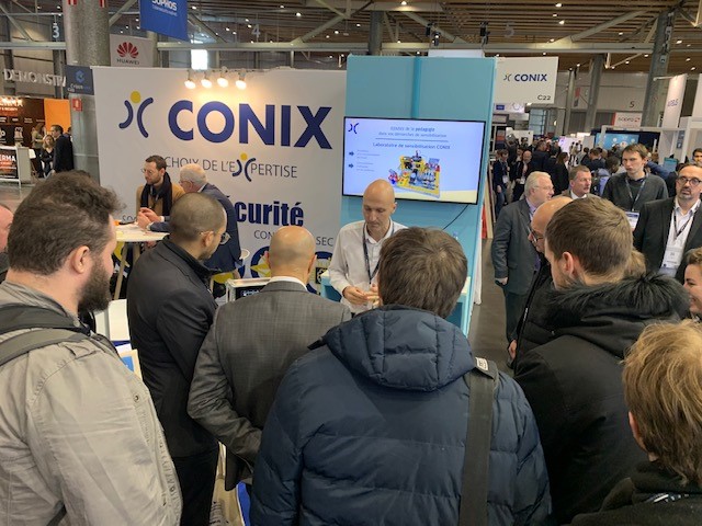 CONIXSecurity's tweet photo. 2ème jour au #FIC2020 ! Nos experts vous attendent au stand C22 #cybersecurite #recrutement #emploi, #stage, #alternance, #Tech #Security #Cyber https://t.co/HMleSfi1LS