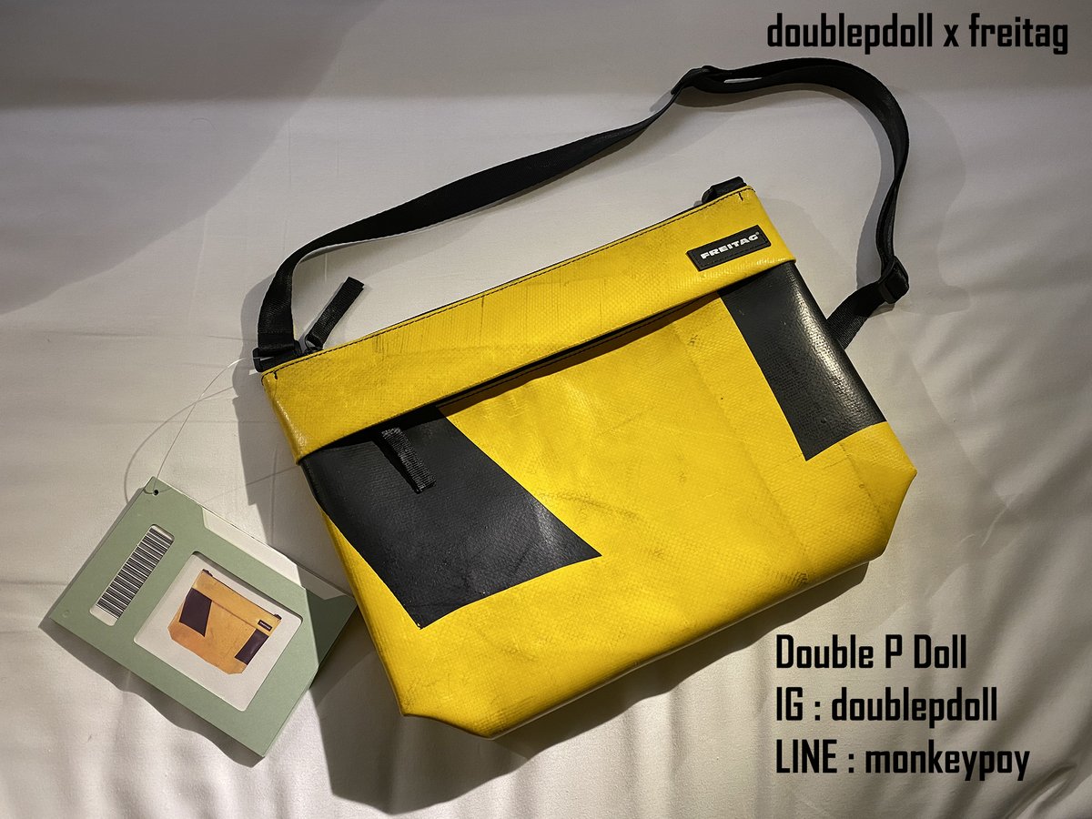 monkeypoytutor's tweet photo. FREITAG F553 LOU

มือ 1 จาก MILAN

🖤💛เหลือง-ดำ เท่ห์สุด คูลสุด💛🖤

ราคาใบละ 7,777 บาท

#doublepdoll #doublepdollxfreitag #freitagthailand #freitag #frtg #freitagerthailand #freitager #gonewithfreitag #freitaglover #freitagbag #freitagmiami #lou #f553lou https://t.co/iWzLXZWIxC