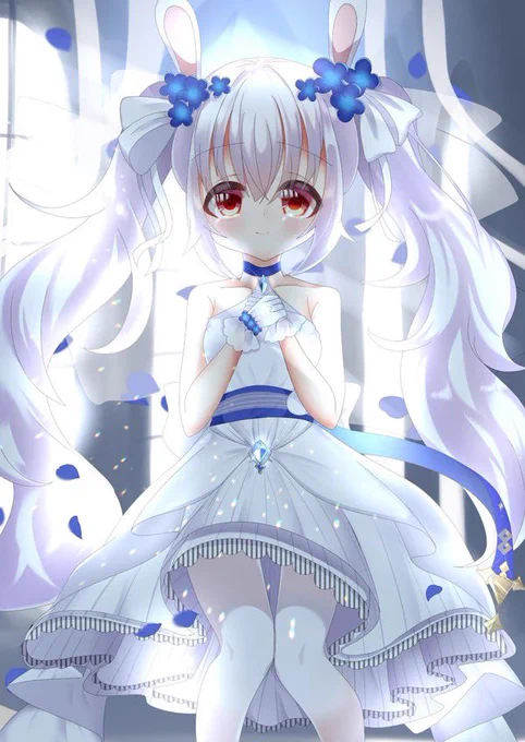 #画力ビフォーアフター 
2018年10月と2019年12月らふぃーちゃん 