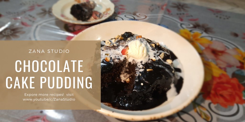 StudioZana's tweet photo. Hot Chocolate Cake Pudding

Recipe Link -> https://t.co/dsFqAjqmCH

#HotChocolate #Cake #Pudding with #Ice_cream !  Serve hot with Ice-cream.  Chocolate Cake Pudding #Eggless without #oven.  Easy to make recipe, u will love this!

#ZanaStudio, #WednesdayThoughts, #foodies https://t.co/O3CT2pAEaj