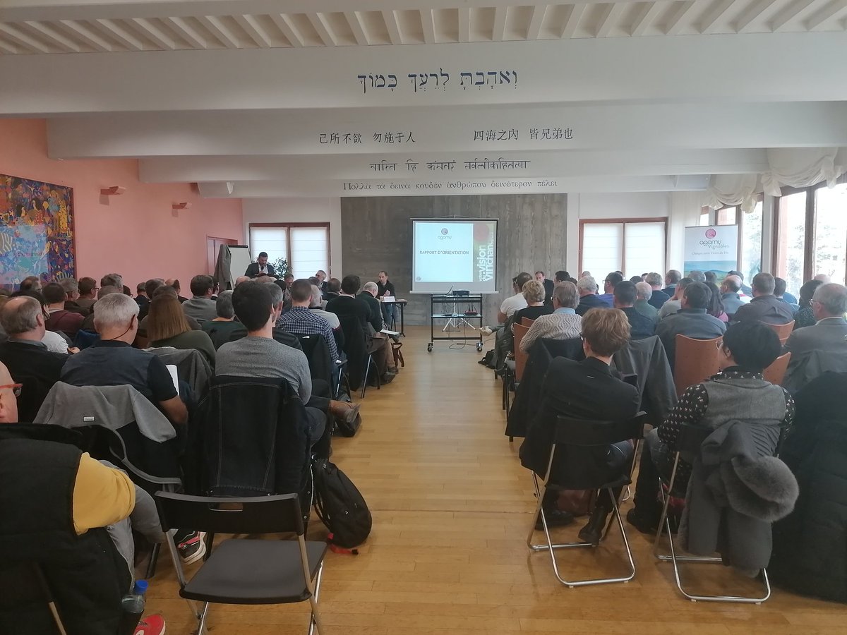 agamy_fr's tweet photo. Aujourd'hui, Assemblée Générale pour Agamy 🤓 et on profite des interventions stimulantes de Christophe Chavot pour @eureagroupe, Cécile Bossan-Redon pour @vinsbeaujolais et Franck Pernet pour @aocconseils. https://t.co/w54hF5TNKe