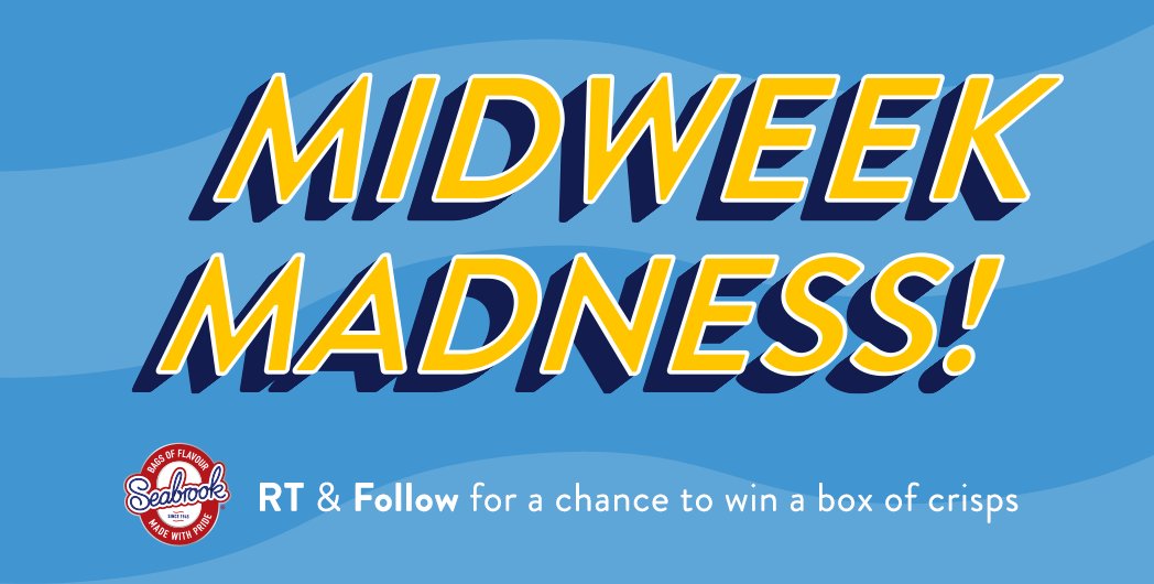 Mid-week madness! #RT and follow for the chance to #win a box of crisps (UK Only)