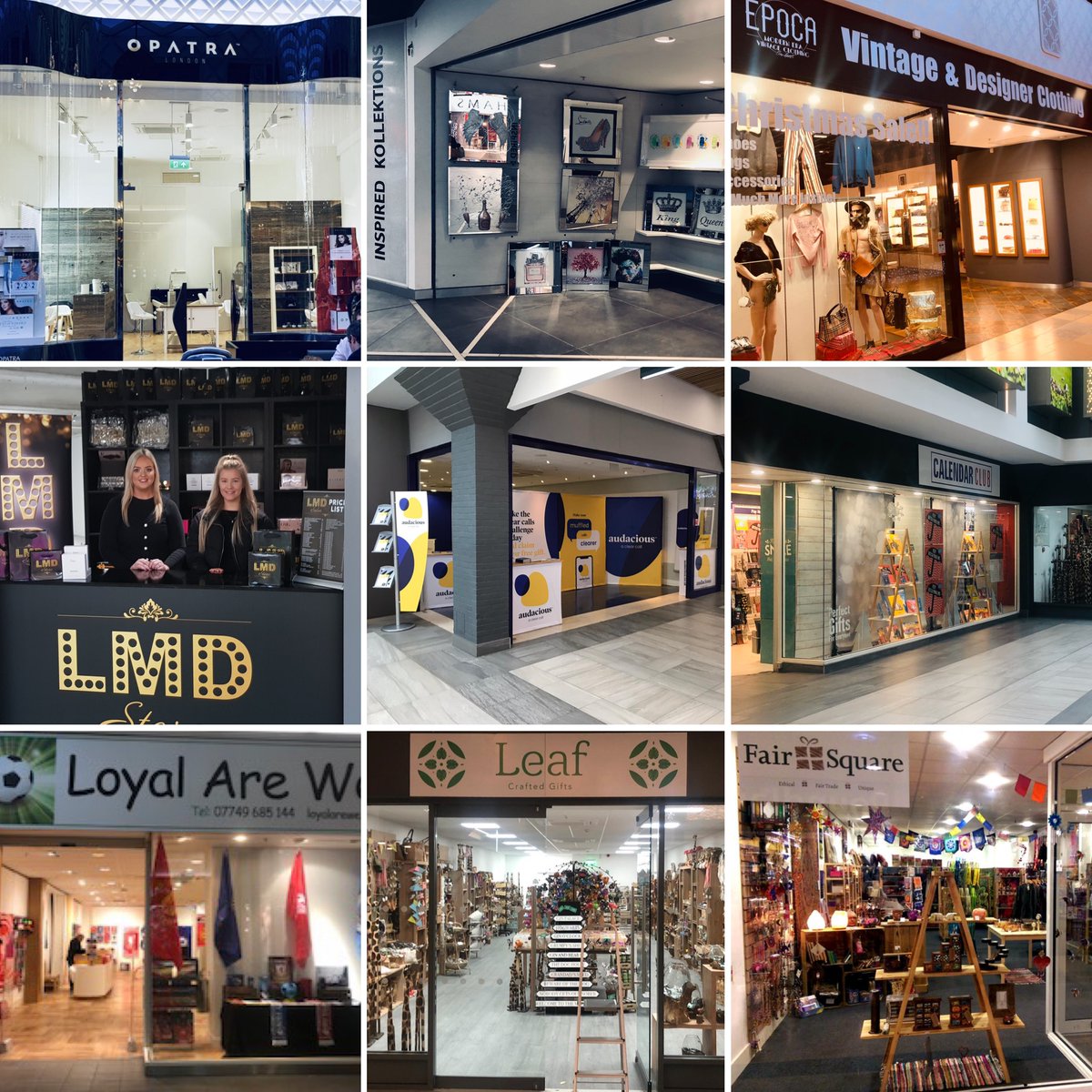 AssetSpace's tweet photo. Some pop ups delivered across our portfolio recently, in everything from regional schemes to community shopping centres. These fill void units, but also fill with with the local, independent, boutique retail, service and/or seasonal offers so desired by today's shoppers. https://t.co/sm0YBvXeid
