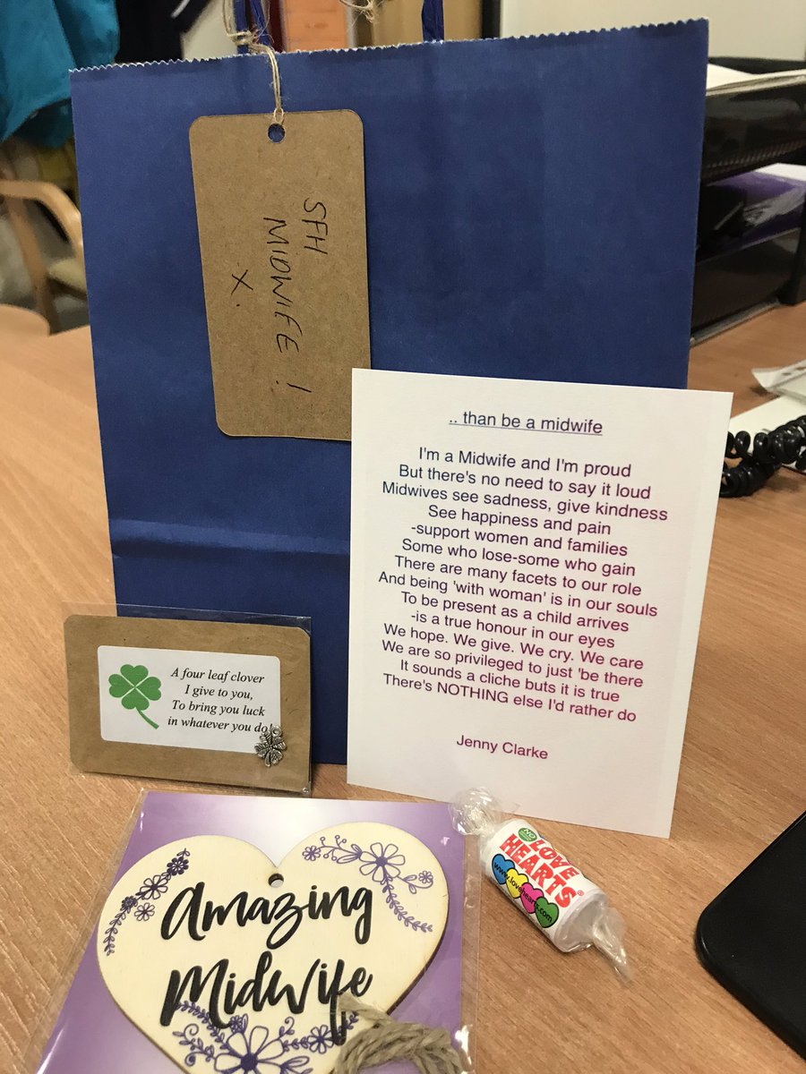A new Welcome bag signals a new preceptee Midwife starting with us @SFHMaternity @SFHFT 🤩🥰