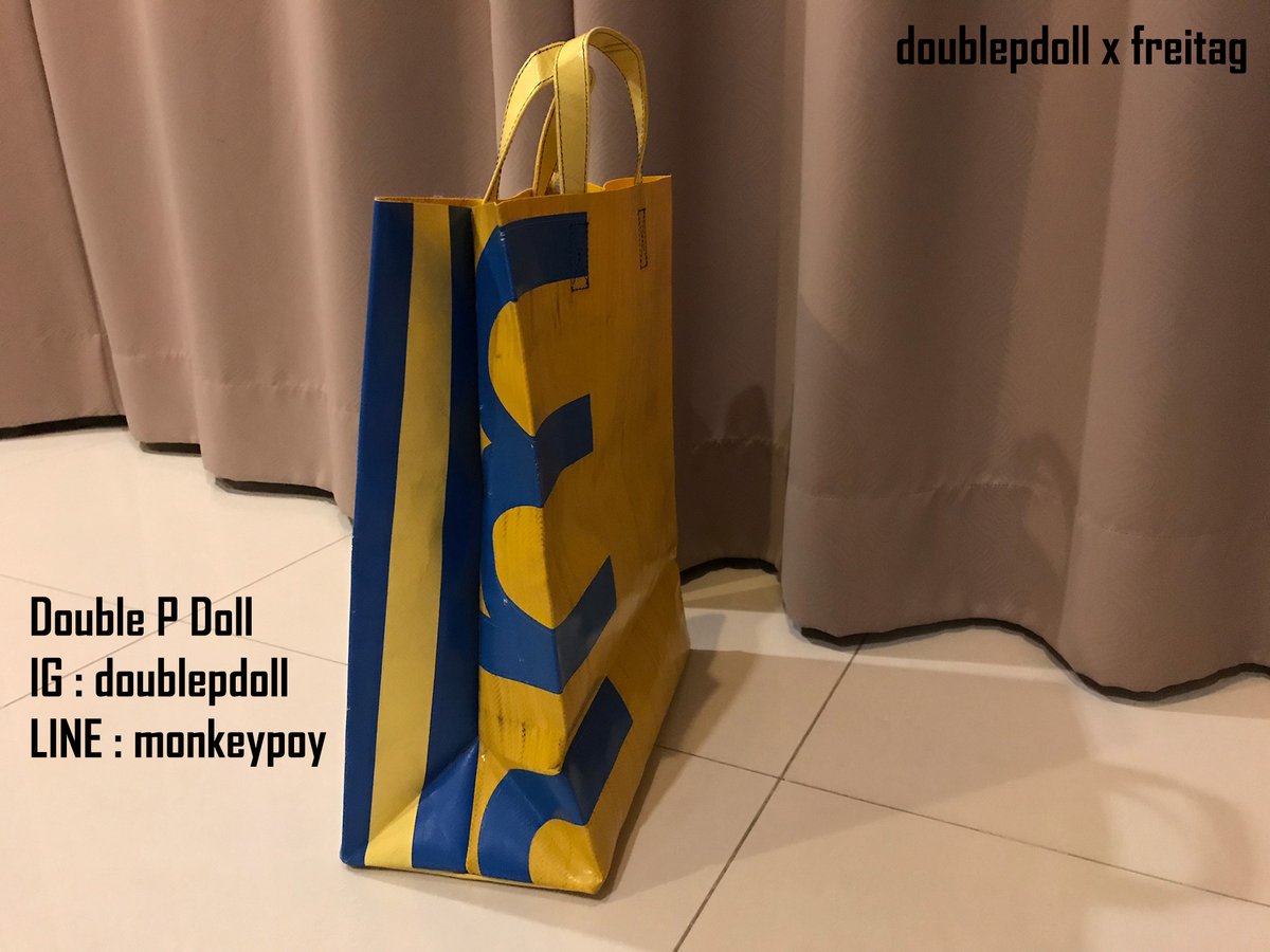 monkeypoytutor's tweet photo. FREITAG F52 MIAMI VICE
มือ 1 จาก SEOUL
🔵💛น้ำเงิน-เหลือง💛🔵
มีตัว M ด้านข้าง
ราคาใบละ 5,555 บาท

#doublepdoll #doublepdollxfreitag #freitagthailand #freitag #frtg #freitagerthailand #freitager #gonewithfreitag #freitaglover #freitagbag #freitagmiami #miami #miamivice #f52miami https://t.co/GCLBSPBsxk