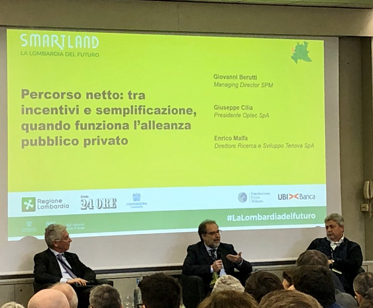 Our Enrico Malfa, R&amp;D Director Tenova Metals, is speaking at the event  “Smartland – the Lombardy of the Future” in #Castellanza at <a href="/UniLIUC/">LIUC The Business University</a> . To know more: liuc.it/articoli_event… <a href="/sole24ore/">IlSole24ORE</a> <a href="/ConfindustriaL/">Confindustria Lombardia</a> @Univa_Stampa 
#Tenova #metals #innovation #sustenovability
