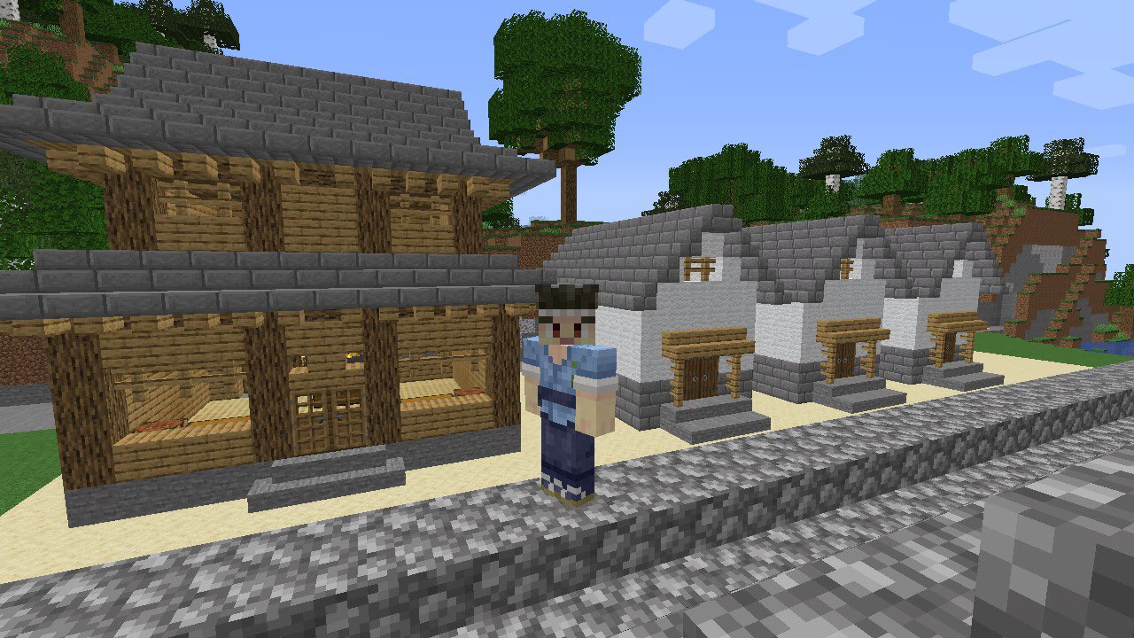 竹和 マイクラ和風建築 竹和クラフト Part5 蔵 精錬屋 を投稿しました W アイテムを蔵に納め 効率良く精錬を行う精錬屋を今回は建築しました この調子で和風の町を作っていこうと思います W Url T Co Didketxhkv 和風建築