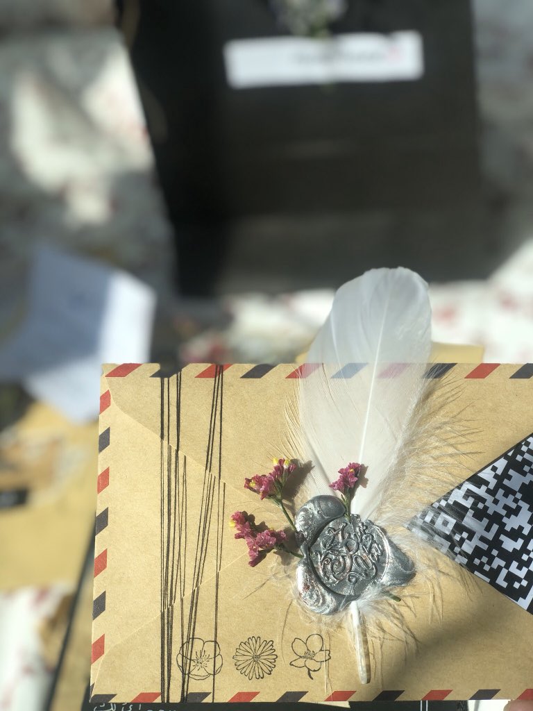 AdCloubox's tweet image. رسالة ورقيه مع باركود ~  السعر 25 درهم