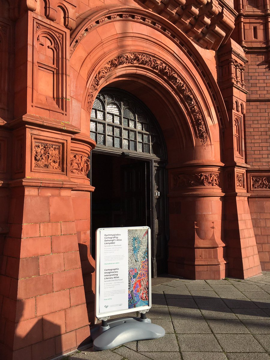 LitAtlasWales's tweet photo. Fine day to be down the bay. If you’re  around don’t forget to check out the #CartographicImaginaries exhibition at @YPierhead! Free. All welcome/Croeso i bawb! https://t.co/Kwoi8T2VHa