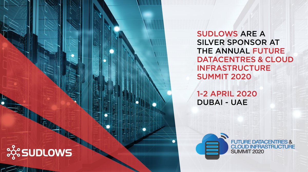 Our Dubai team at Sudlows are silver sponsors at this year’s <a href="/expotradeglobal/">expotradeglobal</a> Future Datacentres &amp; Cloud Infrastructure Summit in Dubai, 1-2 April. Register below for tickets
bit.ly/2S0f1CW