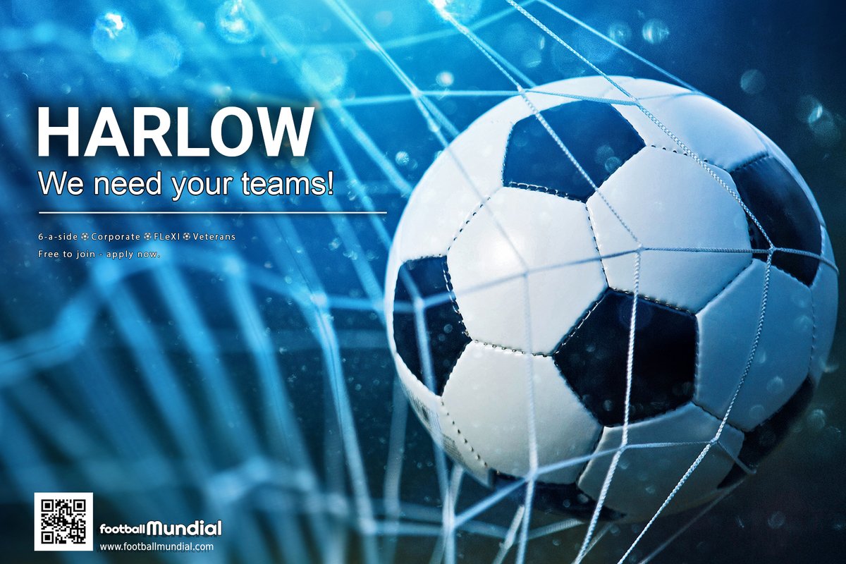 footballmundial's tweet photo. ⚽ HARLOW Petr Cech Yourself, Tekkerslovakia and Purple Pride lead our three divisions at the Passmores Academy.

28 teas all enjoying 6-a-side football and we have a couple of spaces left for new teams of any standard.

https://t.co/ySmNlI9fz4

#Harlow #NoGoalsNoGlory https://t.co/DDPi0exe61