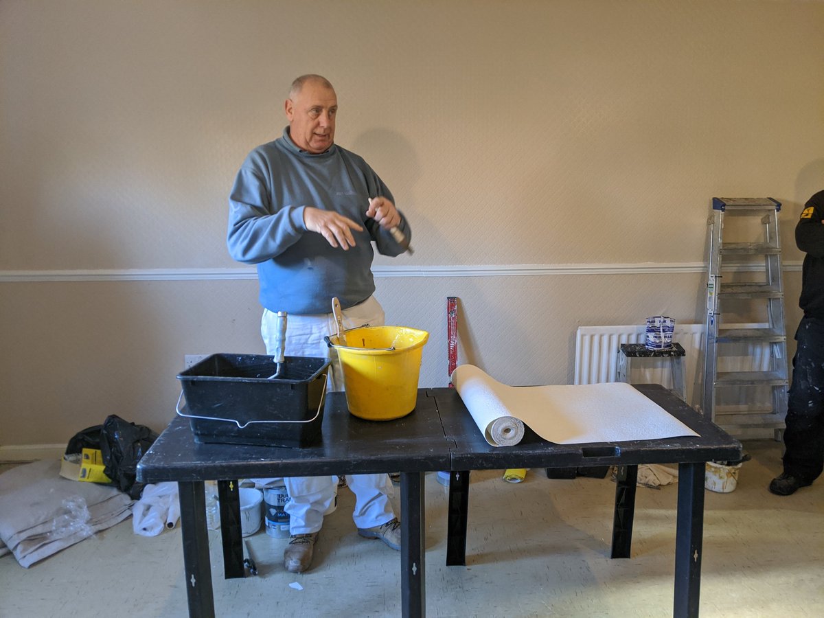 The first painting and decorating workshop of the year is in full flow. Seven residents have come Along to learn some top tips to give their home a fresher look. <a href="/ianwilliamsltd/">Ian Williams Ltd.</a>
