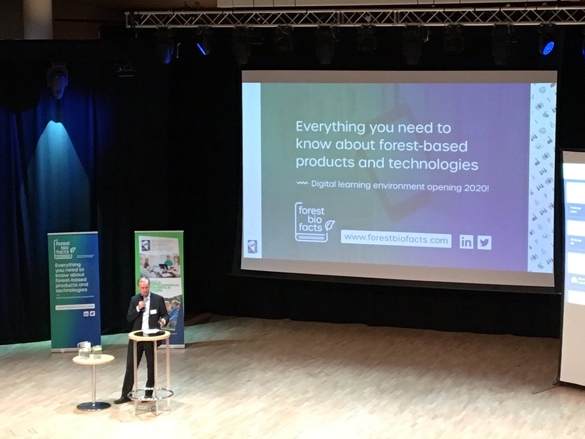 ForestBioFacts's tweet photo. Big day for #forestbiofacts today!! First time on stage ever at #fbiday2020 #FBF #PIprof #knowledgeispower #forestindustry https://t.co/Kx5yVcgUfL