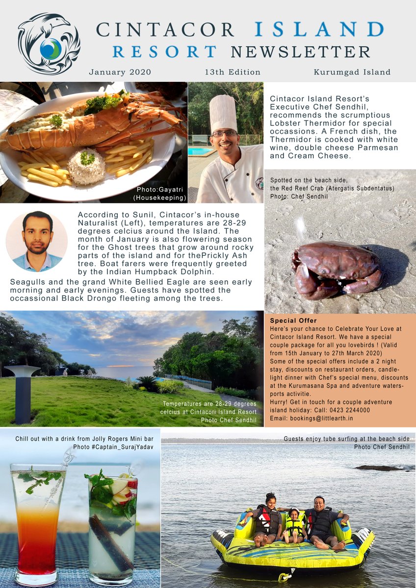 littlearthgroup's tweet photo. #newsletter #cintacorislandresort #foodlover #foodies #littlearthgroup #naturelover #nature_trails #adventure_couple_holiday #infinitypool #jollyrogersclub_cintacor #island_hopping #weekend_getaway #beachside_holiday #minibar #captainnemosdeck_cintacor #island_adventure #kurumgad https://t.co/ABn1pocxDb