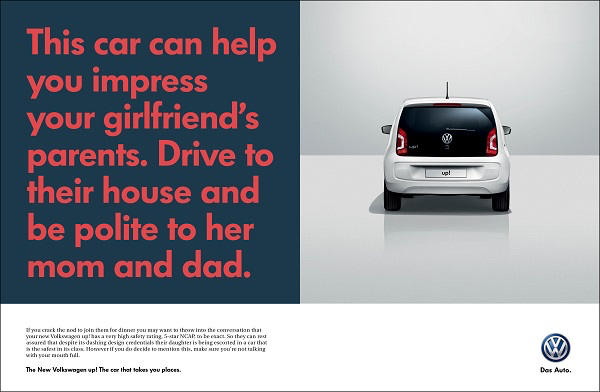 ReadMeLKP's tweet image. More VW ads, this time for the up!