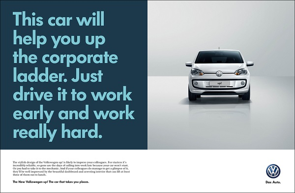 ReadMeLKP's tweet image. More VW ads, this time for the up!