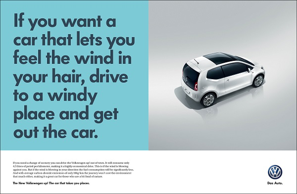 ReadMeLKP's tweet image. More VW ads, this time for the up!