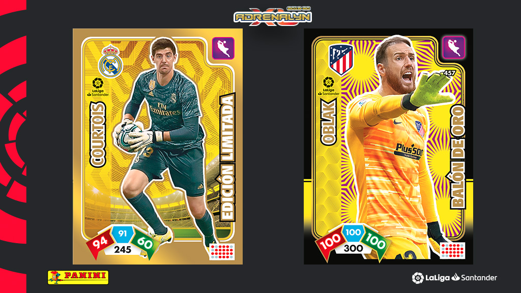 LaLiga's tweet photo. ⛔⚽ ¡Duelo de PORTERAZOS en el #RealMadridAtleti!

🤔 ¿Con cuál te quedas?

🔃 @thibautcourtois
❤ Jan Oblak

#LaLigaSantander

🌟 @paninicromos 🌟 https://t.co/imSFos4tdI