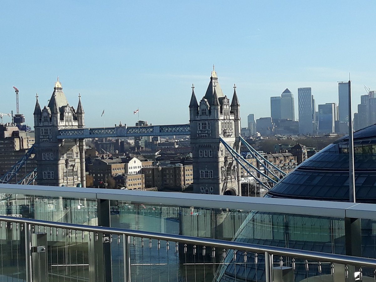 CrisTurple's tweet photo. Not a bad view for the @GDST A-Level #ComputerScience collaboration day at @PwCLondon! The sun is shining as we wait for #GDST girls and teachers from across the country to arrive.
#WhereGirlsLearnWithoutLimits #GirlsinTech #CS #GDSTsixthform #GDSTgirl #GDSTspirit #PWCcareers https://t.co/70acOjHaiD