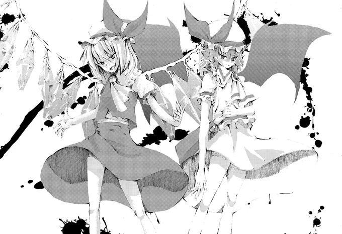 #画力ビフォーアフター
東方キャラで
2011(くらい)→2019 