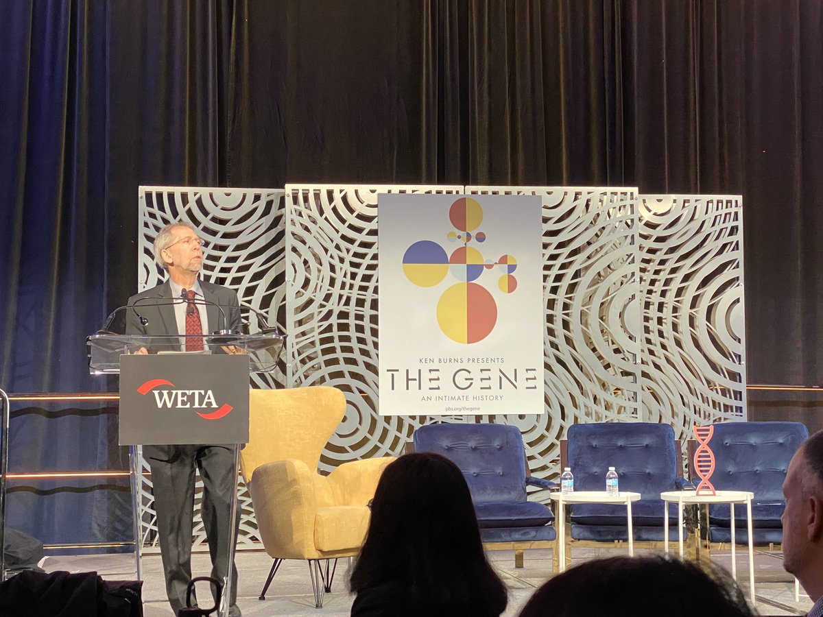 GPBEducation's tweet photo. Day 3 of #NETA2020: We are a getting a preview of @KenBurns The GENE: an Intimate History coming soon April 7! We can’t wait! 🧬 #pubmediaeducates https://t.co/1zRtYHwDcw