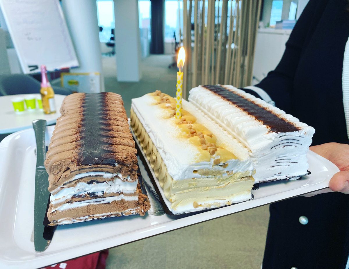 leekandpotato's tweet photo. When it turns out your amazing colleagues do listen to your inane stories about how your gran used to always bring out a Vienetta for special occasions ๐ Birthday Vienetta is now officially a thing ๐ #foodmemories #viennetta #vienettaicecream #retro #retrobirthday https://t.co/jaou28X9Wx