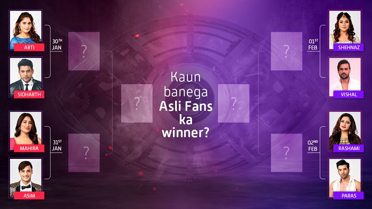 Finals ke pehle, fans ke beech ek muqaabla ho jaaye? #AsliFans, join us tomorrow onwards to celebrate your favourite contestants, and make them win this Twitter battle! 💪 #BB13OnVoot