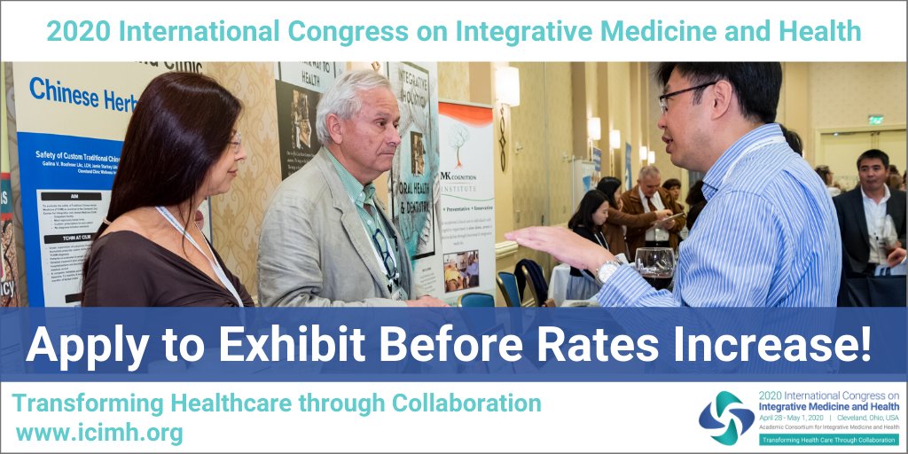 Tradeshow rates will increase after Monday, February 3! Be sure to apply to exhibit today and save. Visit this link to learn more: icimh.org/SponsorandExhi…
#IMCongress20