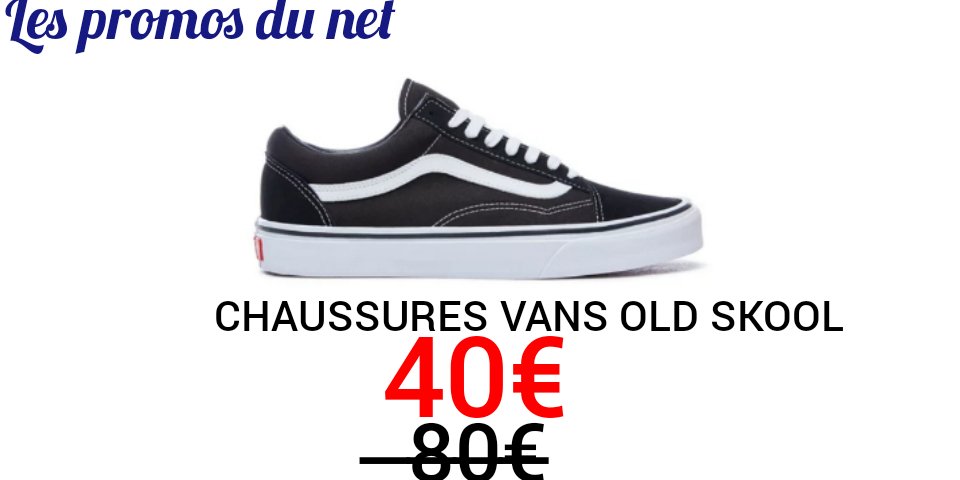 PromosLes's tweet image. 🔴 Chaussures VANS OLD SKOOL
🔴Le site pour profiter de l'offre ⬇️ ⬇️ ⬇️
linktr.ee/les_promos_du_…
〰️ 〰️ 〰️ 〰️ 〰️ 〰️ 〰️ 〰️ 〰️ 
✔️Non oubliez pas de partager cette offre avec vos amis ☺️ 👥👥 .
