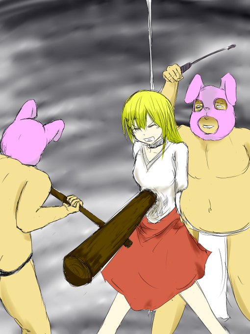 #画力ビフォーアフター
2014→→→2020
全く意識してなかったのにシチュも構図も敵に服を着せてあげない感じも似てた…… 