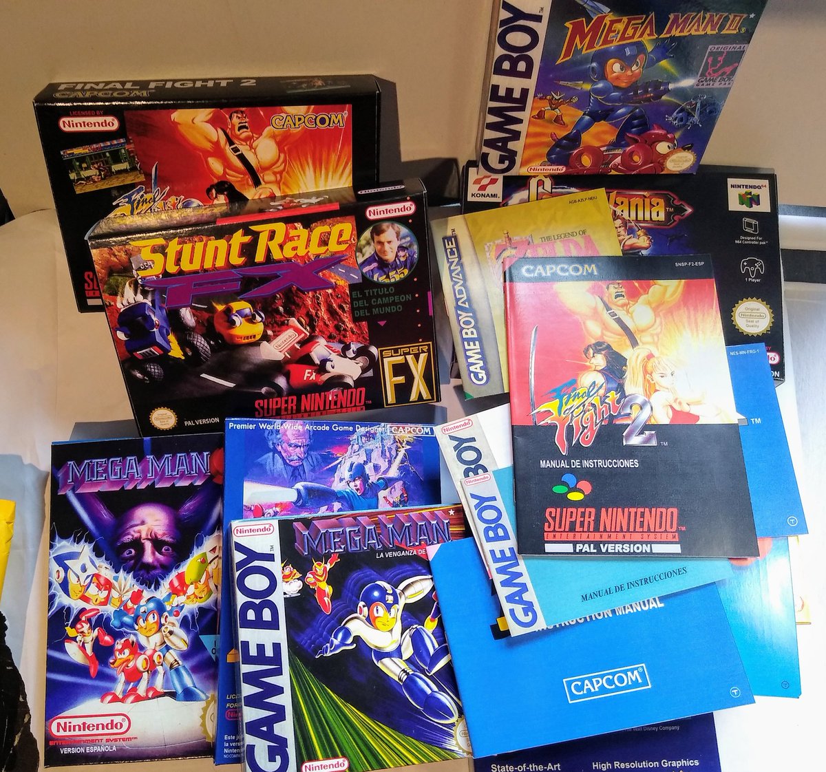 Newoldgames's tweet photo. #calite #nes #snes #n64 #manuales #retro #repro #nintendo #gameboy #GameBoyAdvance 😋 https://t.co/5LWma9YPDs