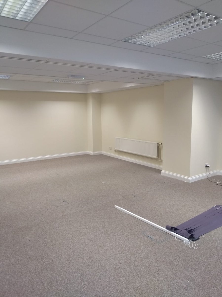 propertyorchard's tweet photo. A transformation is underway at Independence House as we turn a former children's play zone into additional office space. Decorating is in full swing and new walls and doors are on the way #servicesoffices #Huddersfield #Kirklees https://t.co/9saDgI1fLS