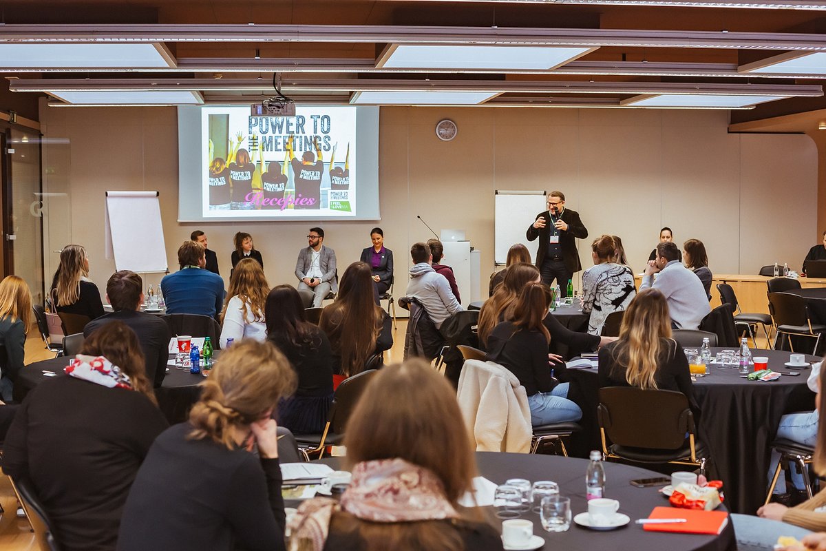 CDcongress's tweet photo. Our young talents attending Future Leaders Forum 😍 ... @IMEX_Group #CD #CDteam #YoungTalents #FutureLeadersForum #Education #Meetings #Future #Ljubljana #Slovenia #IMEX #Conventa2020 #DanielTschudy https://t.co/Hg17M8JJt3