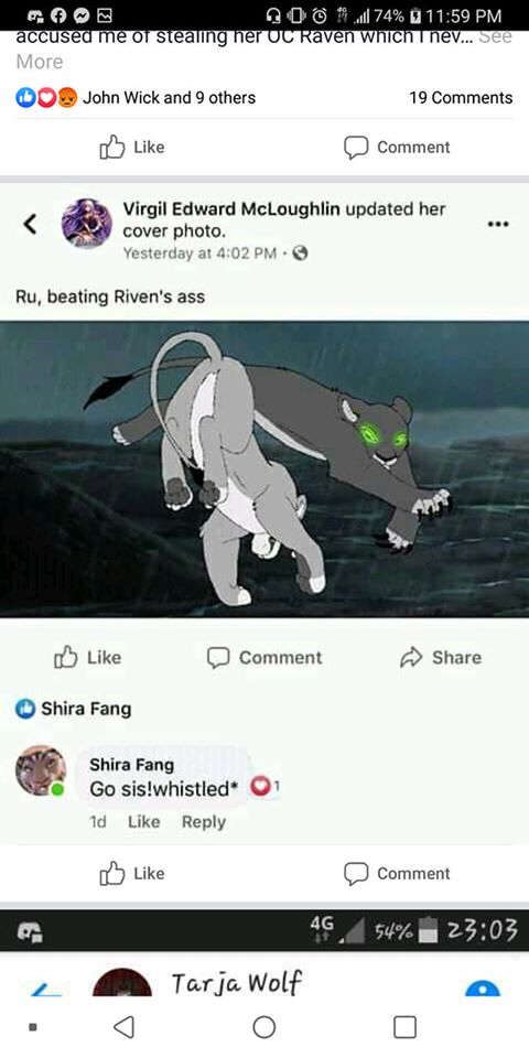 BadassBitchOG's tweet photo. It wasn't actually "yesterday" and "8 hours ago." But the same edit that @PendaTy_Ohni has on her account now is that edit that I made. The same day that I made it, I posted it and then somehow it magically ported to Varya's page on FB. Because Penda doesn't steal 😒🙄 #sarcasm https://t.co/tPKswxG1LM