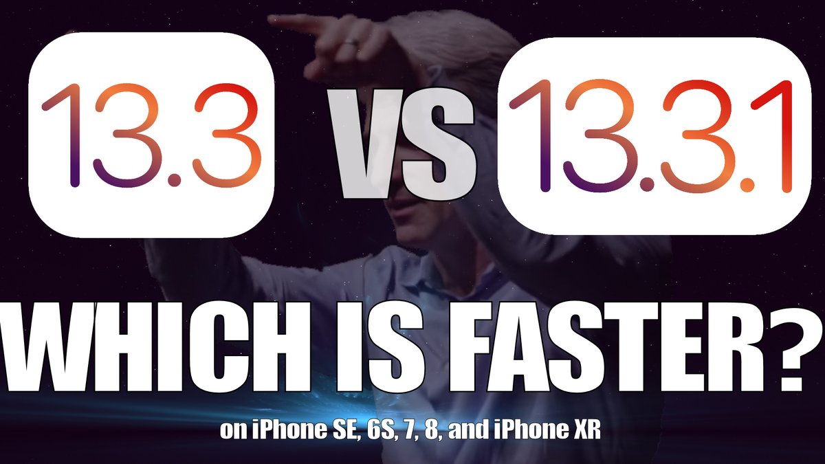 iAppleBytes's tweet image. iOS 13.3.1 vs iOS 13.3 Speed / Performance test. (which is faster)
youtu.be/Tz62MBG3KZM
#iOS1331 #iOS133 #AppleNews