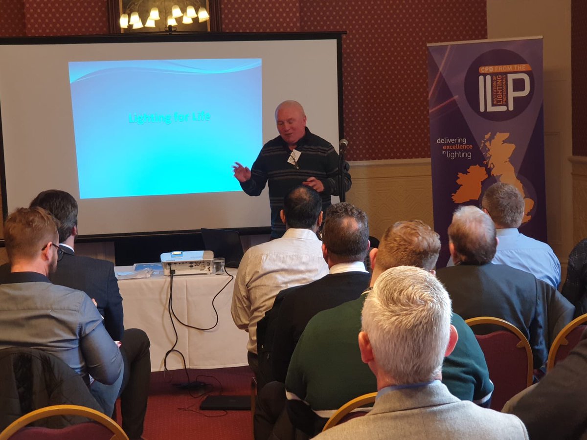 Brian Healy <a href="/ilsonbhoy/">🇺🇦 Brian Healy 🇺🇦</a> from Bright Design Carbon Solutions gives a #CPD talk on Lighting for Ecology <a href="/the_ilp/">The Institution Of Lighting Professionals</a>