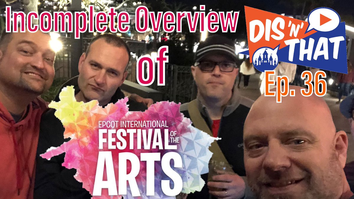 disnthat4's tweet photo. It’s #Disnthat Wednesday!! 9PM EST.
It’s time to talk Festival of the Arts.
@stevesworld4 @DadZippity @shep_family @brandy_and_dave
#WaltDisneyWorld #artfulepcot #Livestream
LINK: https://t.co/gV9fljfGYY https://t.co/WNjWPU0Dvq