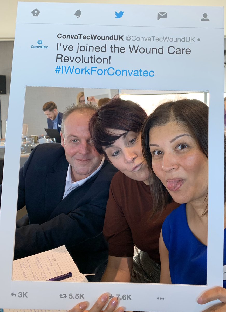 vinniheath's tweet image. I’ve joined the woundcare revolution #IWorkForConvaTec