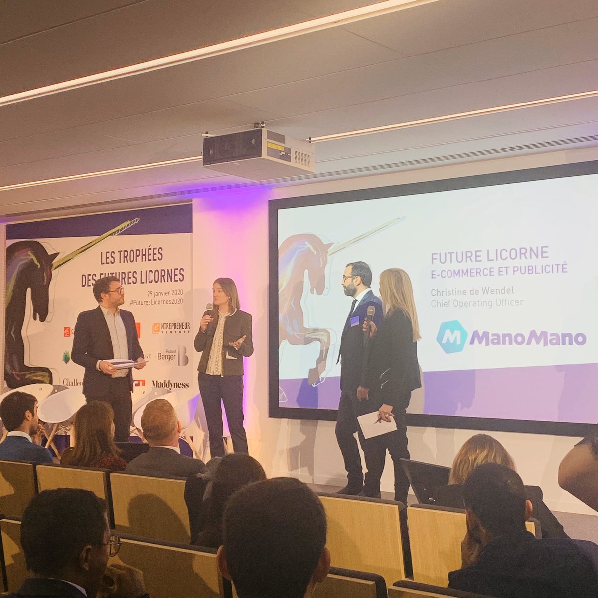 Entrepreneur Invest (@entrinvest) on Twitter photo Félicitations à <a href="/ManoMano_FR/">ManoMano_FR</a> qui remporte le Trophée de la licorne e-commerce et publicité remis à l’instant par Frédéric Zablocki !
#futureslicornes2020
<a href="/BergerParis/">Roland Berger Paris</a> <a href="/EMLYON/">emlyon business school</a> @euronext_fr <a href="/Caisse_Epargne/">Caisse d'Epargne</a> <a href="/Challenges/">Challenges</a> <a href="/Europe1/">Europe 1</a> <a href="/LCI/">LCI</a> <a href="/reputation_age/">Reputation Age</a> <a href="/bymaddyness/">Maddyness</a> Félicitations à <a href="/ManoMano_FR/">ManoMano_FR</a> qui remporte le Trophée de la licorne e-commerce et publicité remis à l’instant par Frédéric Zablocki !
#futureslicornes2020
<a href="/BergerParis/">Roland Berger Paris</a> <a href="/EMLYON/">emlyon business school</a> @euronext_fr <a href="/Caisse_Epargne/">Caisse d'Epargne</a> <a href="/Challenges/">Challenges</a> <a href="/Europe1/">Europe 1</a> <a href="/LCI/">LCI</a> <a href="/reputation_age/">Reputation Age</a> <a href="/bymaddyness/">Maddyness</a>