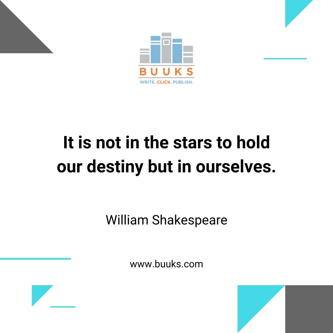 BuuksPublishing's tweet photo. It is not in the stars to hold our destiny but in ourselves. - William Shakespeare
#BUUKS #Writer #Author #Poet #Novel #Poem #amwriting #writingcommunity #Book #eBook #Publishers #Publishing #selfpublishing #selpub
https://t.co/IffSw2PvzU https://t.co/K4E5huKAEQ